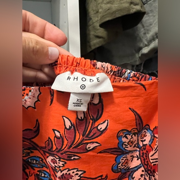 Target x RHODE Women’s Large Leafy Tiered Floral Maxi Dress - Picture 4 of 4